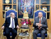 رئيس جامعة المنصورة يستقبل أمين عام مساعد جامعة الدول العربية 