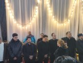 رضا البحراوى يتلقى عزاء والدته بحضور نجوم الفن.. فيديو