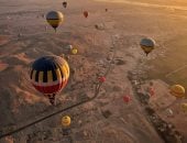 إلغاء تحليق رحلات البالون الطائر في سماء غرب الأقصر للتقلبات الجوية