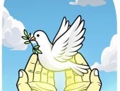 مصر تواصل دعم القضية الفلسطينية فى كاريكاتير اليوم السابع