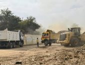 رفع 250 طن من القمامة والمخلفات الصلبة والأتربة بمركز سوهاج