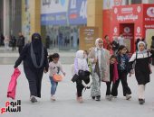 معرض القاهرة الدولى للكتاب يفتح أبوابه للجمهور فى يومه الأول