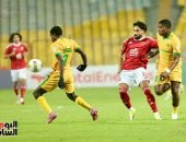 محاولات هجومية من الأهلي ويانج أفريكانز يفرض التعادل السلبي بعد 30 دقيقة.. صور 