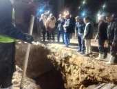 تحويل مسار خط مياه بالعجوزة.. ومحافظ الجيزة يشدد على سرعة الإنجاز 