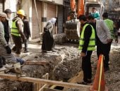انطلاق أعمال إحلال وتجديد خط انحدار الصرف الصحي بشارع فلسطين بزفتى