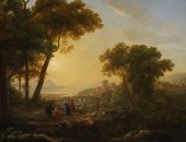 بريطانيا تسعى لإنقاذ لوحة الفنان كلود لورين "منظر طبيعى مع رقص ريفى"