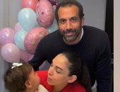 سلمى أبو ضيف تحتفل بعيد ميلاد ابنتها الأول فى أجواء عائلية