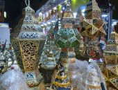 شوادر فوانيس رمضان فى شبرا حاجة تانية.. فرحة وبهجة بنفحات الشهر الكريم.. فيديو