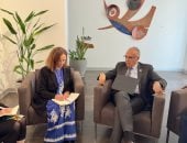 وزير الرى يلتقى مبعوثة المياه الفنلندية فى السنغال