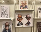 الكاريكاتير العالمى يحتفى بنجيب محفوظ