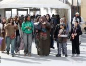 توافد الجمهور على معرض القاهرة الدولى للكتاب فى يومه السابع