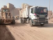 تمهيد طريق «الجمباز» لخلق محاور مرورية بديلة بالزقازيق