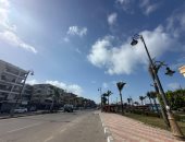 رياح متوسطة وشمس ساطعة فى محافظة بورسعيد.. فيديو