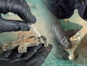 اكتشاف صليب برونزي تذكاري في مدينة ليسترا القديمة بتركيا