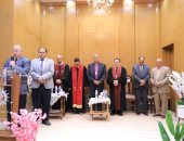 رئيس الطائفة الإنجيلية يشهد تنصيب القس موريس جابر بكنيسة شمس الدين بالمنيا
