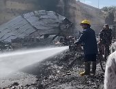 مصرع شخص إثر حريق هائل داخل منزل فى المنوفية