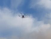 محافظ القاهرة: لأول مرة استخدام "درون" لإطفاء حريق منطقة الزرايب .. صور