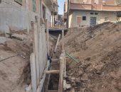 تعرف على نسب تنفيذ محطات رفع الصرف الصحى بقرية عنيبس فى سوهاج