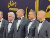 خالد صلاح وقيادات المتحدة على الريد كاربت فى حفل دراما رمضان 2026.. فيديو