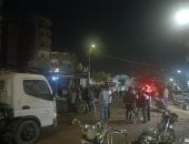  السيطرة على حريق كبير فى مخبز ومحل بمدينة منوف.. بث مباشر