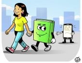 معرض الكتاب يتخطى 4.5 مليون زائر.. كاريكاتير اليوم السابع