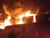 تليفزيون اليوم السابع يرصد تفاصيل اندلاع حريق بالعتبة.. فيديو