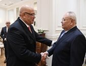 رئيس مجلس النواب يستقبل رئيس مجلس الدولة في زيارة تهنئة رسمية بالعاصمة الجديدة