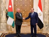 الرئيس السيسى وملك الأردن يجددان رفضهما لكل الانتهاكات والممارسات التعسفية ضد الشعب الفلسطينى