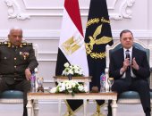 وزير الداخلية يستقبل القائد العام للقوات المسلحة لتبادل التهنئة بعيد الشرطة 74