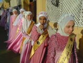 بالتيجان والأوشحة.. قرية سقارة تحتفى بأبنائها من حفظة القرآن الكريم