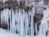 مناظر طبيعية جذابة.. شلالات نياجرا المتجمدة تبهر زوار أمريكا