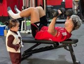 إمام عاشور يواصل التدريب مُنفرداً فى الأهلي بحضور ابنته كتاليا