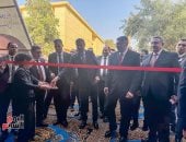 وزيرا الزراعة والتموين ومحافظ الجيزة يفتتحون معرض السلع بالمتحف الزراعى