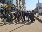 رئيس مياه سوهاج يتفقد أعمال الانتهاء من هبوط شارعى أحمد عرابى ومكة المكرمة