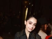 ياسمينا العبد بإطلالة سوداء فى عرض أزياء إيلى صعب بأسبوع الموضة بباريس