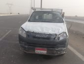 إصابة 23 عاملا إثر انقلاب سيارة عمال على طريق مصر الإسماعيلية الصحراوى