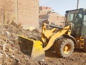 رفع 100 طن من القمامة والأتربة فى حملة بـ4 قرى بمركز سوهاج