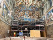 لوحة يوم القيامة لمايكل أنجلو تخضع لأول عملية ترميم منذ 30 عامًا