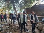 رئيس حى المعادى يقود حملة مكبرة لرفع إشغالات شارع 9 و151 وتطوير الطرق