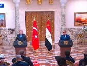 الرئيس السيسى: زيارة الرئيس التركى فرصة لمواصلة المشاورات العميقة