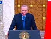 أردوغان: مشاريع مشتركة فى الطاقة والنقل ومضاعفة السياحة بين مصر وتركيا قريبًا
