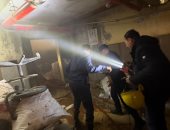 المعاينة: النيران التهمت مخزن ومصنع للملابس بحلمية الزيتون والحماية تخمدها