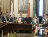 السادات والخرباوي ورئيس كيان مصر يزورون السيد البدوي لتهنئته برئاسة حزب الوفد