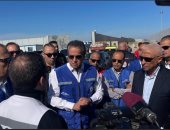 وزير الصحة يتفقد معبر رفح لمتابعة الخدمات المقدمة للجرحى الفلسطينين.. فيديو