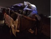 تصادم مأساوي.. ارتفاع وفيات حادث طريق شبرا - بنها الحر إلى حالتين (صور)