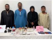 سقوط عصابة الروحانيات فى أسوان.. نصبوا على المواطنين بالدجل والشعوذة