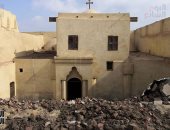 وفاة 4 ضحايا إثر انهيار جزئي بسور دير أبو فانا في المنيا