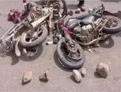 مصرع طفل وإصابة شاب في تصادم دراجتين بخاريتين بساحل طهطا