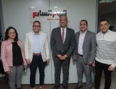 محمود مسلم رئيس برلمانية حزب الجبهة الوطنية فى زيارة لـ"اليوم السابع"