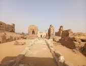 قلعة فى قلب الصحراء.. ترميم معبد جبل الغويطة بالوادى الجديد
